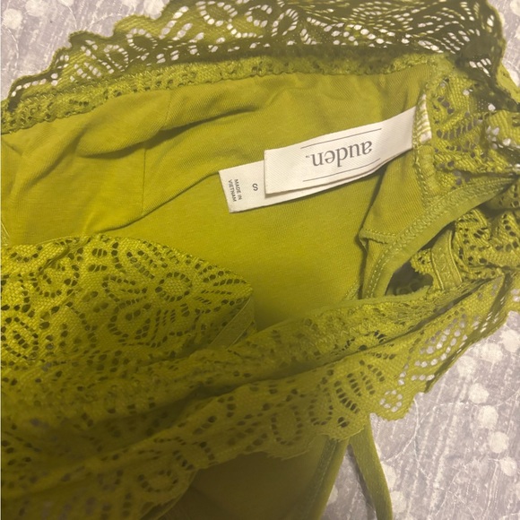 Auden Lace Bralette in Olive - Picture 2 of 2